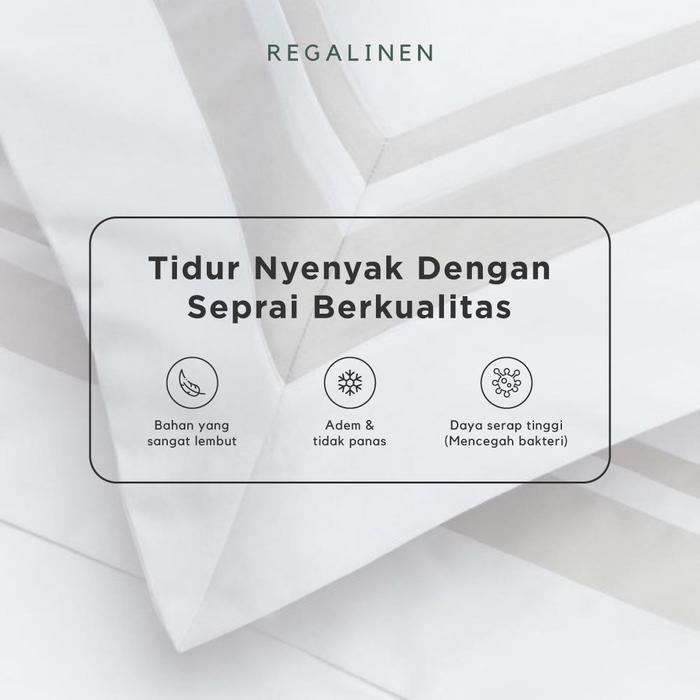Fullset Duvet Cover 210x210 Tencel Pesanan REGALINEN Queen size