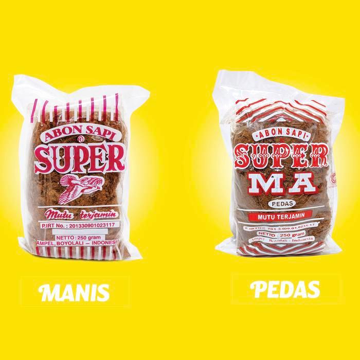 Abon Sapi Super Boyolali (Pedas) Terlaris