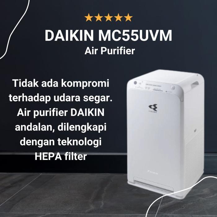 Air Purifier Daikin Mc55Uvm Hepa Filter