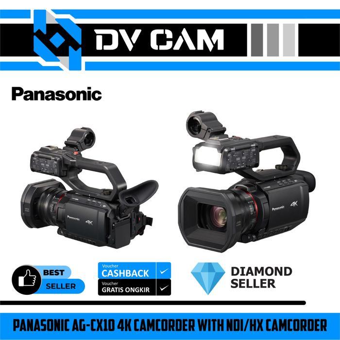 Panasonic Ag-Cx10 4K Camcorder With Ndi/Hx Camcorder
