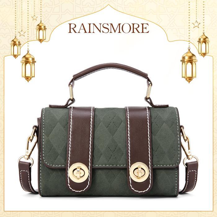 Aerostreet.Shoes - Tas Kurir Kecil Suede Dengan Motif Berlian - Tas Wanita Trendi Terbaru, Tas