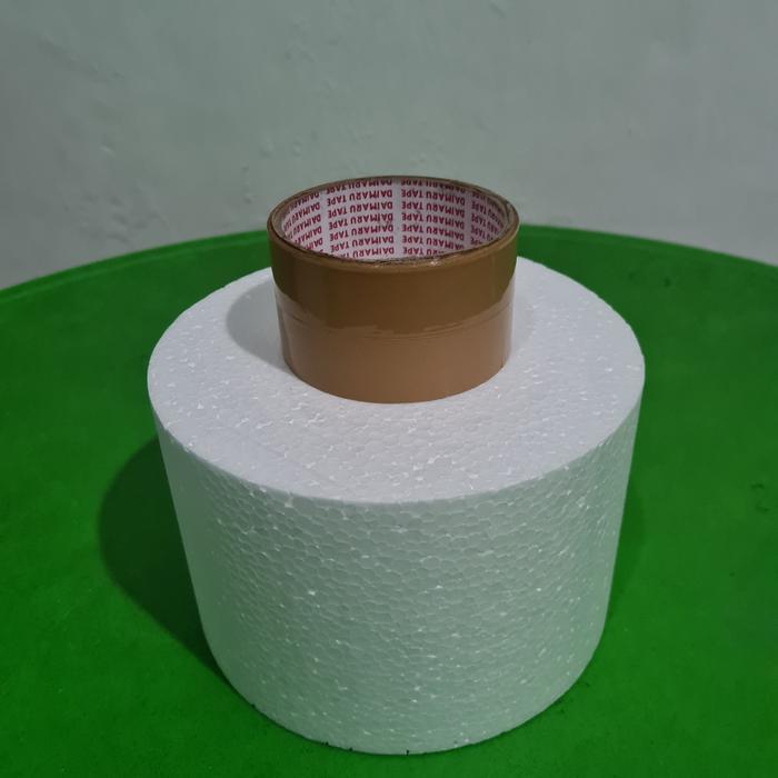 D18X120Cm Gabus Styrofoam Bulat Dummy Cake