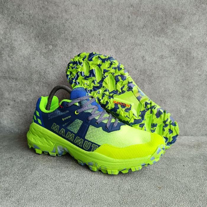 Sepatu Outdoor Mammut Sertig II Low Highlime/Dark Ice