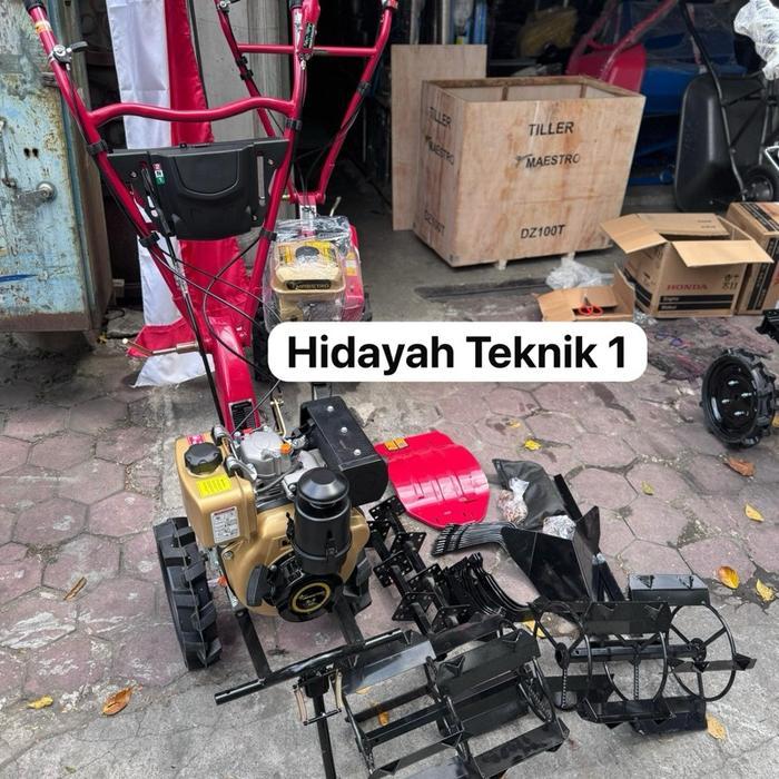 Mesin Traktor Mini Cultivator MAESTRO DZ100T SOLAR / Bajak Sawah Basah Kering - Tiller Cultivator DI
