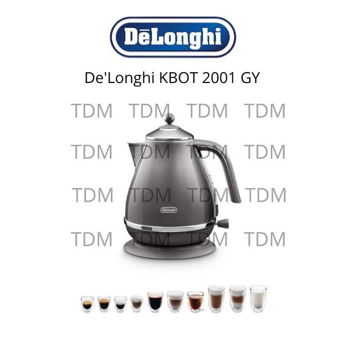 Delonghi Kbot2001.Gy Electric Kettle Teko Listrik Pemanas Air