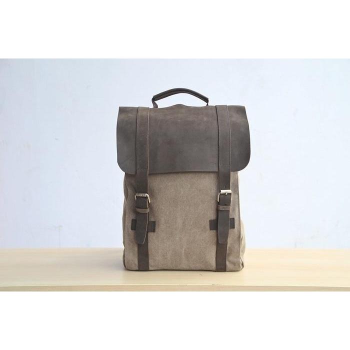 Diskon Tas Ransel Kanvas Kulit Zapatos 6060