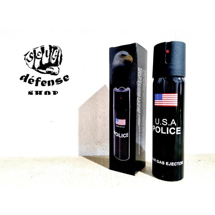 PEPPER SPRAY POLICE 110ML-SEMPROTAN MERICA-GAS AIR MATA "SELF DEFENSE"