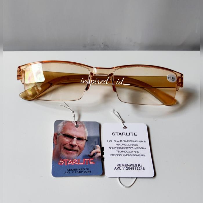 Kacamata Baca Lensa Plus 1.00 s/d plus 3.00 Pria Wanita