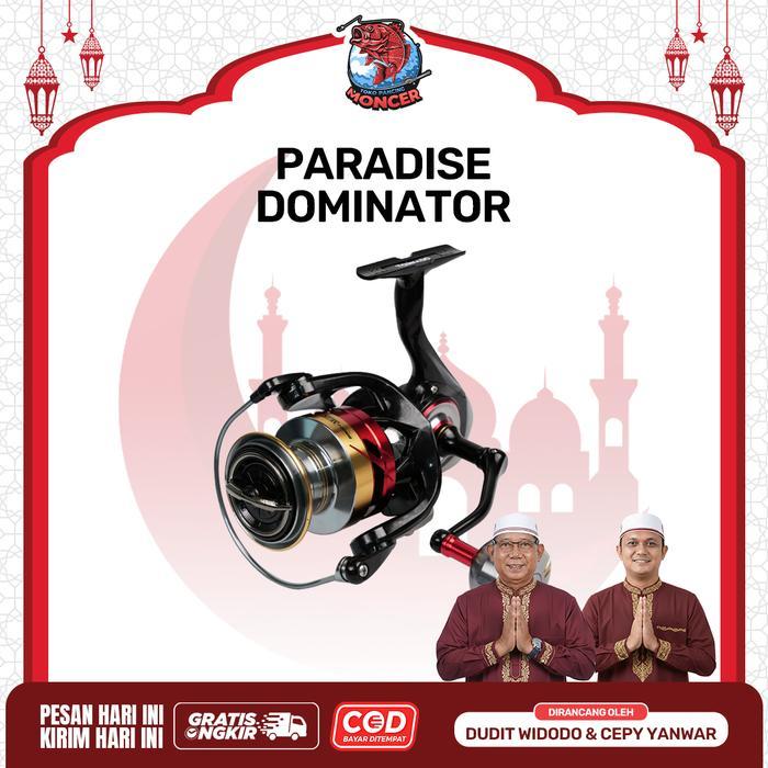 Reel Paradise Dominator Reel Pancing Power Handle Metal, Graphite Body Putaran Halus & Anti Karat
