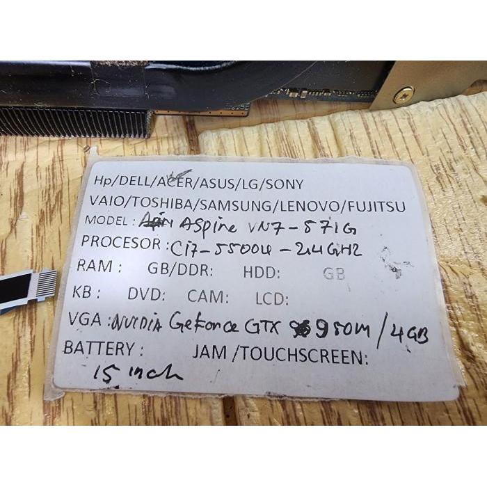 MOBO LAPTOP ACER ASPIRE VN7-571 VN7-571G Laptop Motherboard Ci7-5500U GTX 950M