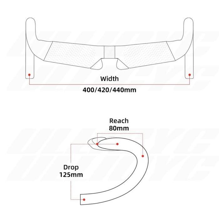 DROPBAR CARBON S WORKS AEROFLY 2 INTEGRATED STEM PREMIUM QUALITY ROAD