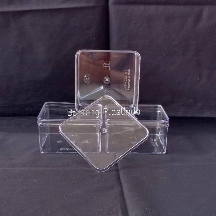 Stok Baru toples dessert box / toples natha / toples box 10x10 ( ISI 12 PCS )