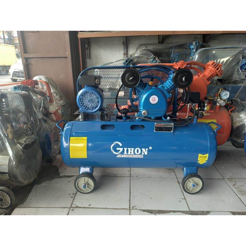 Kompresor GIHON 1/2HP+Dinamo Elektromotor 1/2PK listrik otomatis