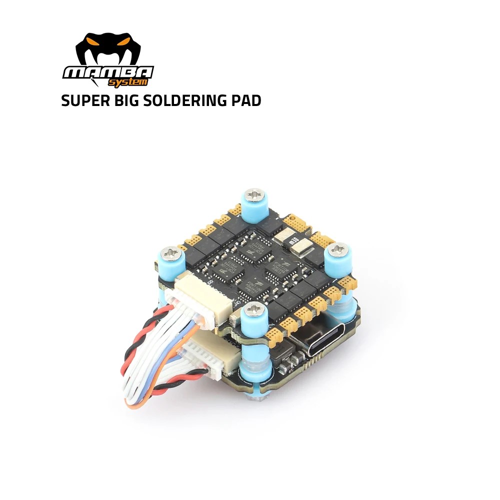 DIATONE MAMBA MK4 F722 MINI OSD Flight Controller W/ BLHeli_32 F40_128K ESC Dshot300/600/1200 3-6S