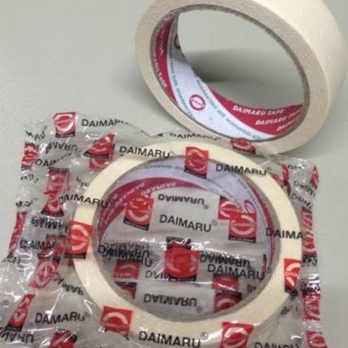 daimaru masking tape 1 inch,isolasi kertas daimaru 1' ,lakban kertas 1