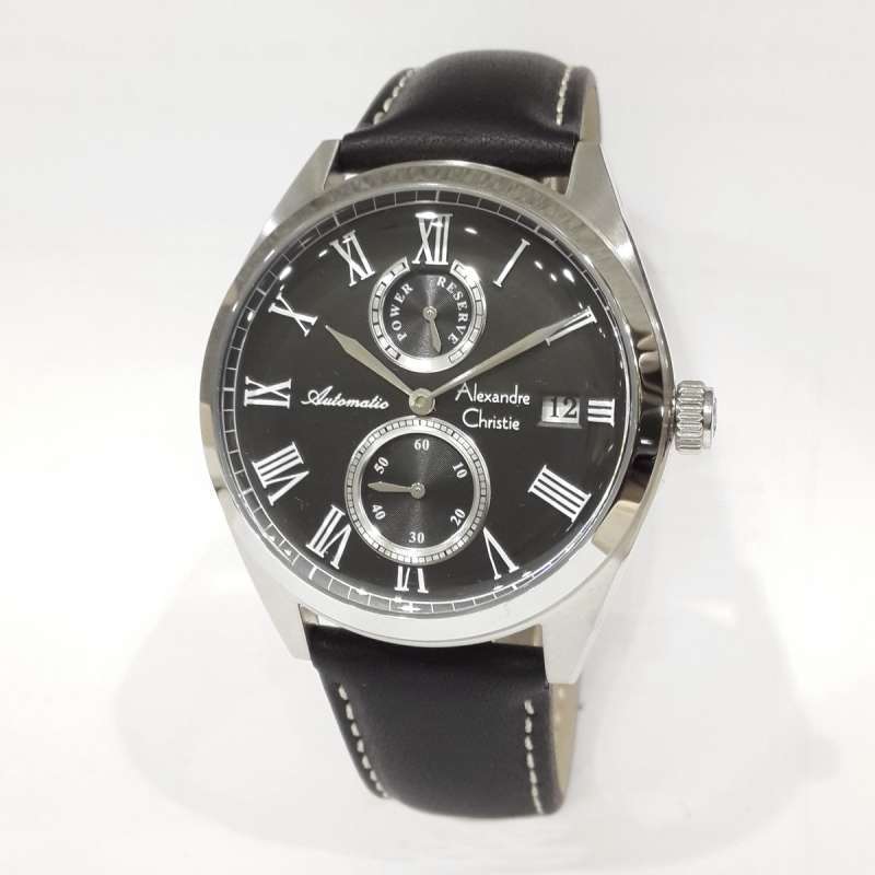 Alexandre Christie Automatic 3040MAL Jam Tangan Pria Tali Kulit