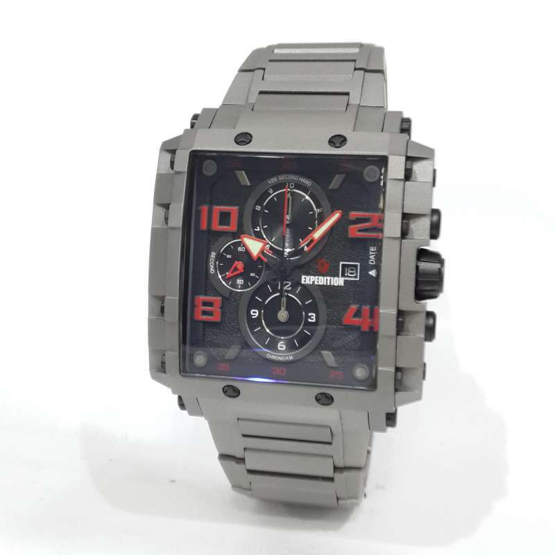 Expedition Square Titanium Chronograph 6757MCBTT Jam Tangan Pria
