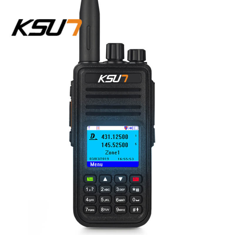 KSUN X-DM9 DMR Radio Digital Walkie Talkie GPS DMR Ham Radio Amador 5W DMR VHF UHF Dual Band Compati