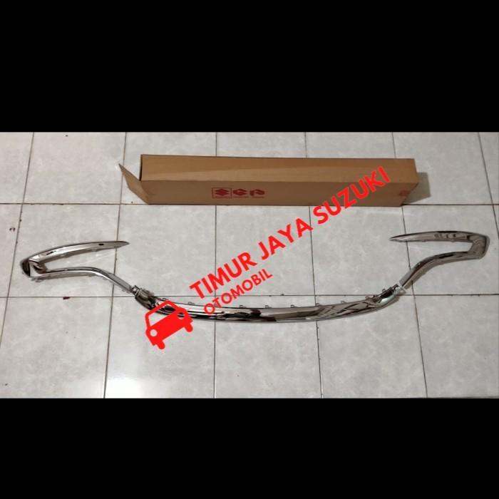 AKSESORIS MOBIL] GARNISH CHROME GRILLE BAWAH DAN FOG LAMP ERTIGA DREZA ASLI SGP SPAREPART SUZUKI