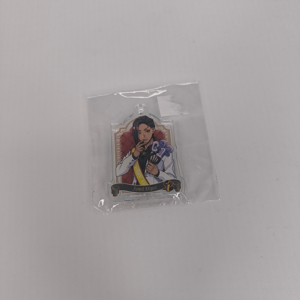 Acrylic Strap Keychain Disney Twisted Wonderland Jamil Viper 3