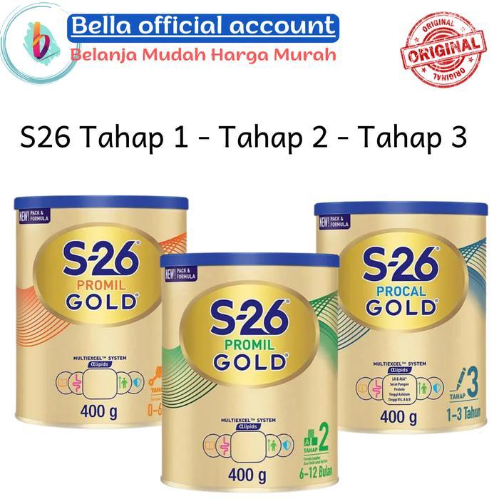 U LIFE S26 Promil / procal Gold Tahap 1 2 3 Susu Bayi 400 gr