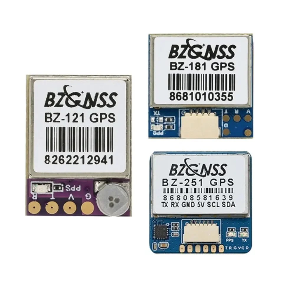 BZGNSS GPS Module (BZ-251/181/121) Dual Protocol FPV Return F7/F4 Flight Control Fixed Wing Drone