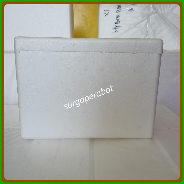Sterofoam Box Kotak Uk. 33X22X24 Styrofoam Wadah Ikan Es Frozen Food Bm Small Kecil Sedang
