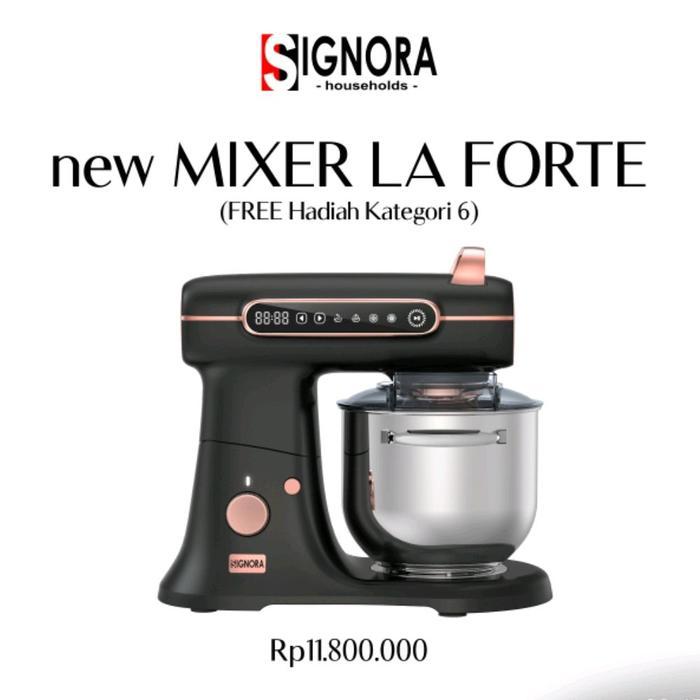 Mixer La Forte Signora Mixer Kue & Roti Kapasitas 7 L Garansi Resmi Signora Indonesia Gear Stainless