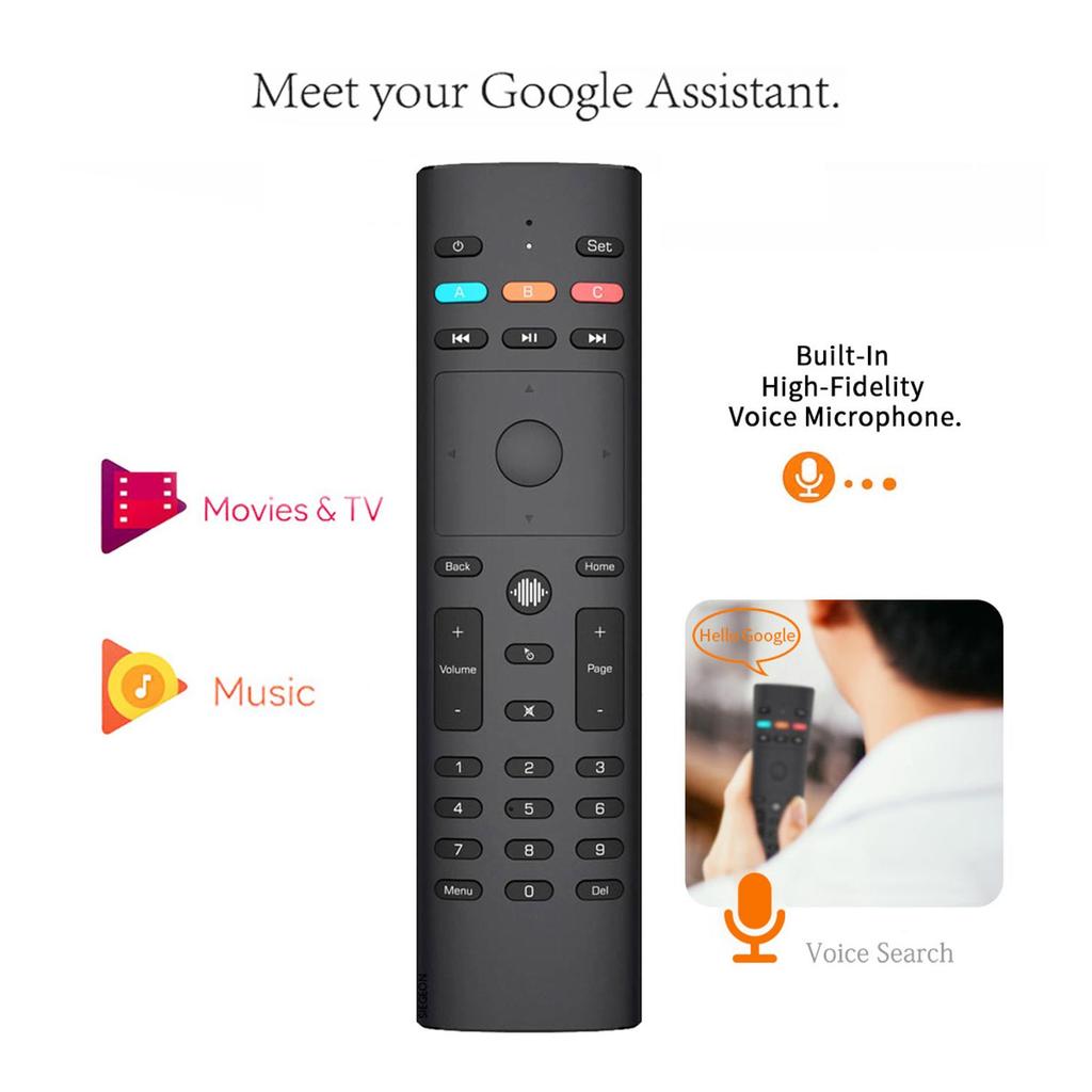 VONTAR G40S Voice Remote Control Air Mouse Wireless Mini Kyeboard with IR Learning for Android TV