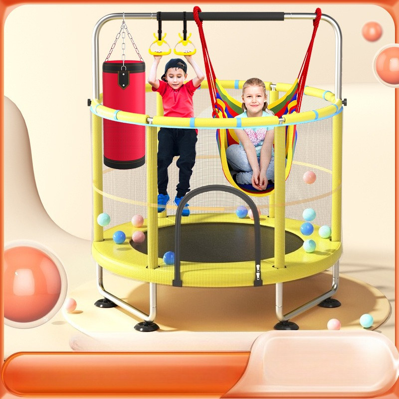 Trampoline Home Children Indoor Baby Trampoline Kids Adult Fitness Belt Guard Home Toy Trampoline