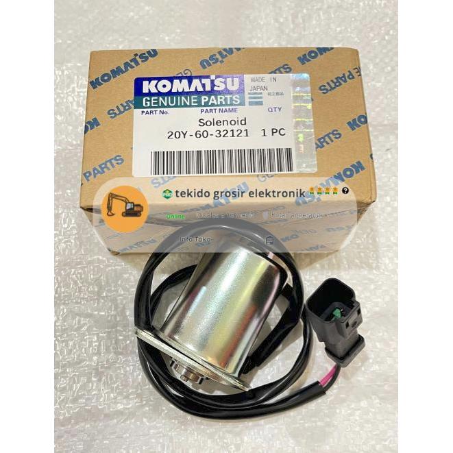 Selenoid Valve 20Y-60-32121 20Y 60 32121 Komatsu Pc200 Pc300 Asli