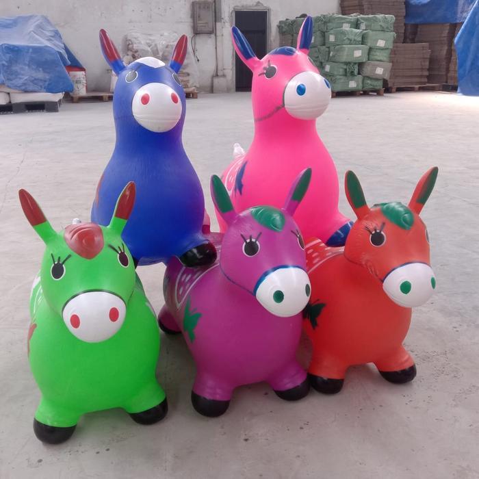 Miniso Toys - Animal Jumping Karet Tebal Musik