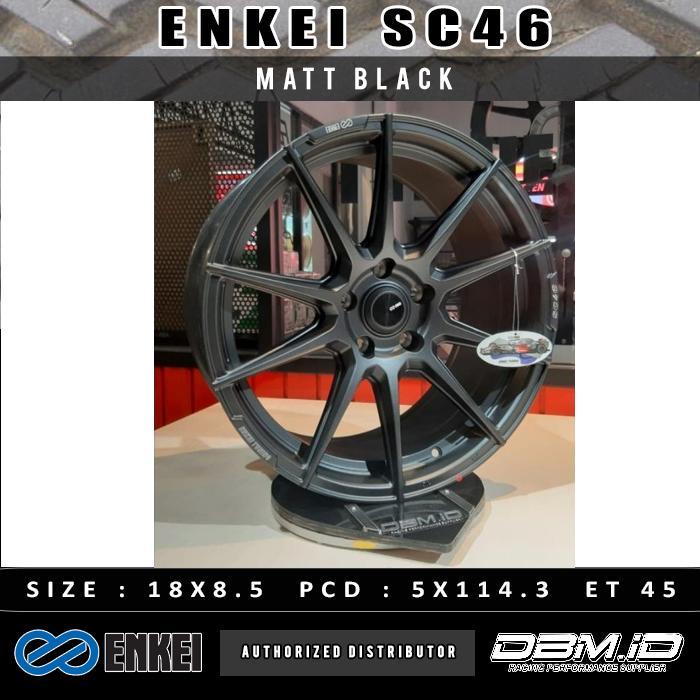 Velg Enkei Original Tuning SC46 R18x8.5 5x114.3 et 45 Matt Black