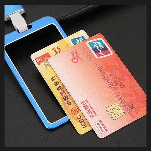 "New" NAME TAG Metal ID CARD HOLDER ID CARD Almunium Kalung Nama Dada