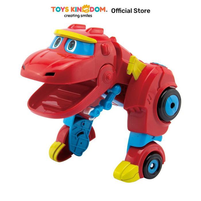 Toys Kingdom Top Gear Robot Gogo Dino Rex S3 - Merah Kids Toy Action Figur Mainan Koleksi Anak