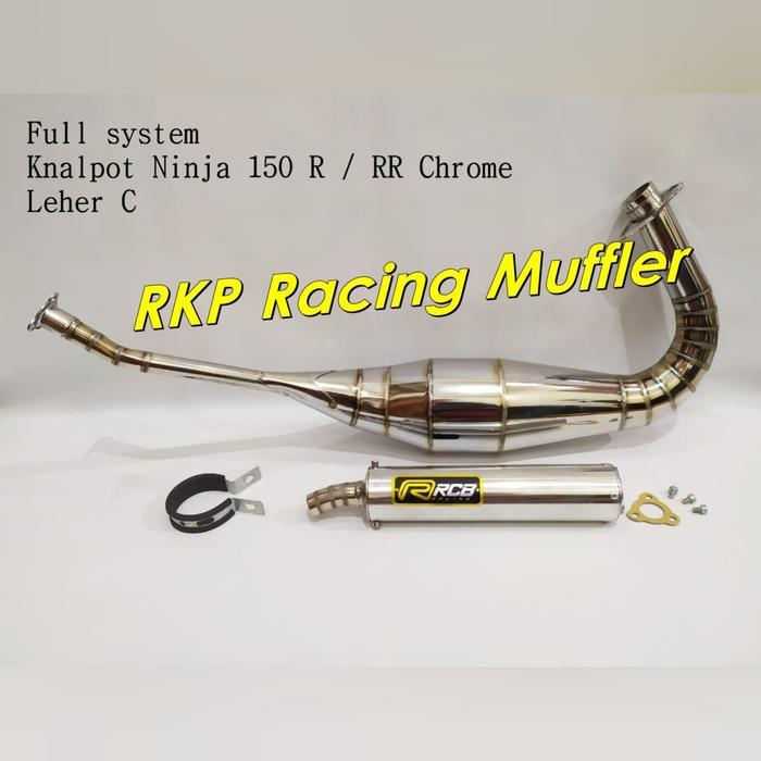 Knalpot Ninja 150 R Rr Ss Kolong Rcb Chrome Krom Kenalpot Racing Motor