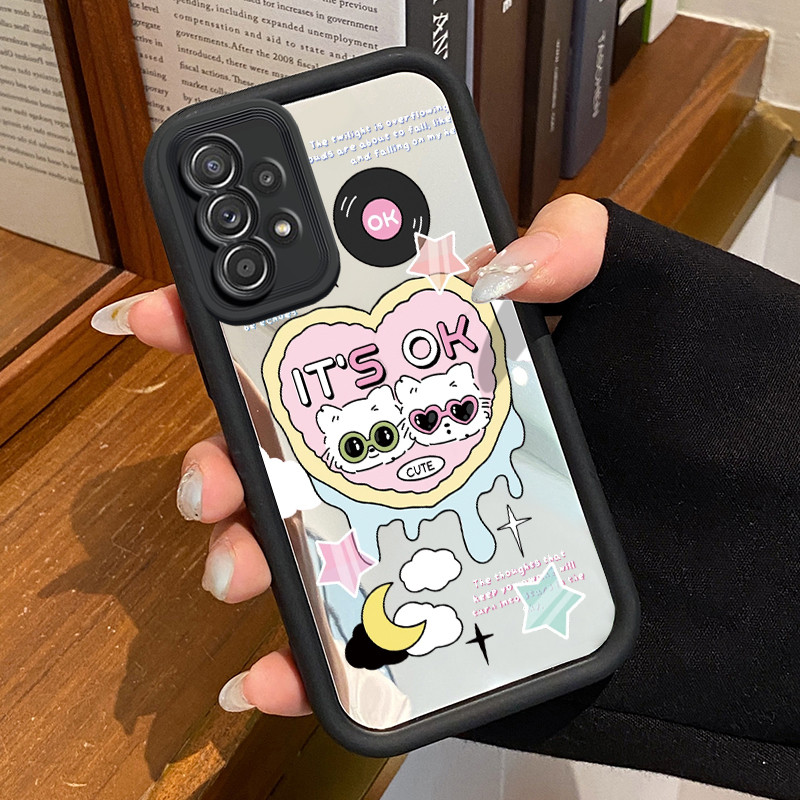 Casing Hp Untuk Samsung Galaxy A52 4G A52 5G A52s 5G A71 A72 A73 5G Case Cute puppy couple Kasing si