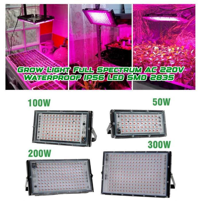 Grow Light Lampu UV Full Spectrum Booster Tanaman Indoor Growlight