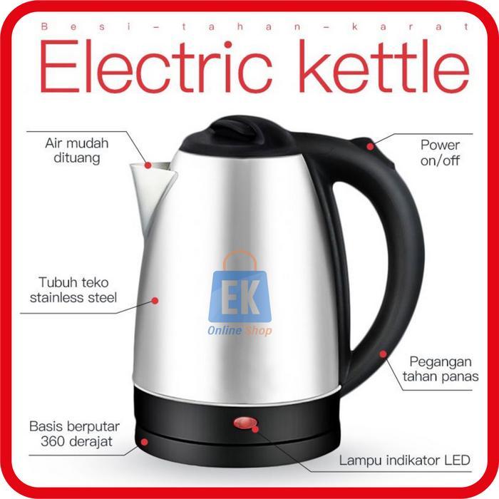 Teko Listrik Stainless KIMITSU KEK-2110 Ketel Air Listrik Teko Air Listrik Ketel Listrik Teko