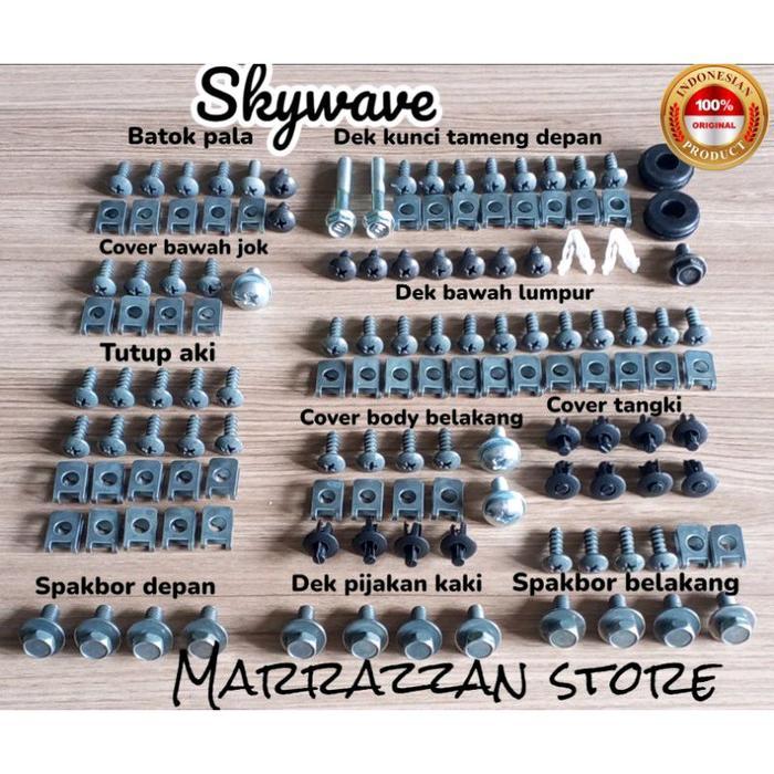 Baut baud motor skywave fullbody fullset body