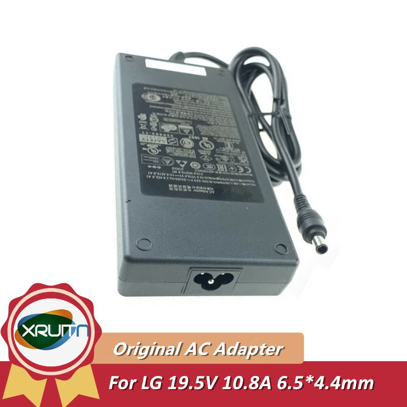 Original AC Adapter 19.5V 10.8A AD10630LF For LG 32UN88A 38GL950G 38WK95C-W 32BL95U ADS-210NL-19-3