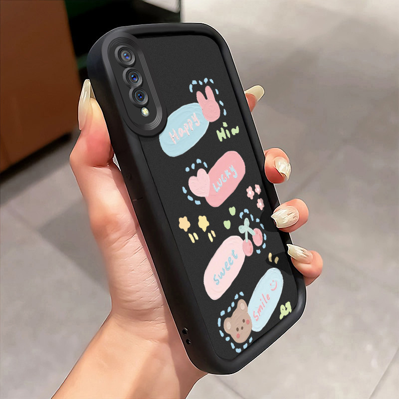 Casing Hp VIVO S1 VIVO S1 Pro Case Kartu Ucapan Kartun Gaya lukisan Kasing silikon Cesing Bagus Self