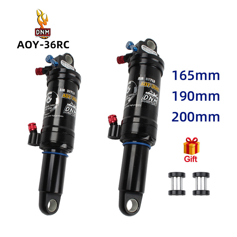 DNM AOY-36RC MTB Shock Abosorber 165Mm 190Mm 200Mm Ekor Lembut Kontrol Manual Dapat Dikunci Rebound 