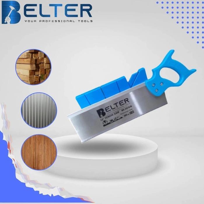 BELTER Gergaji Kayu Sudut Gergaji Pigura Manual Set Miter Box