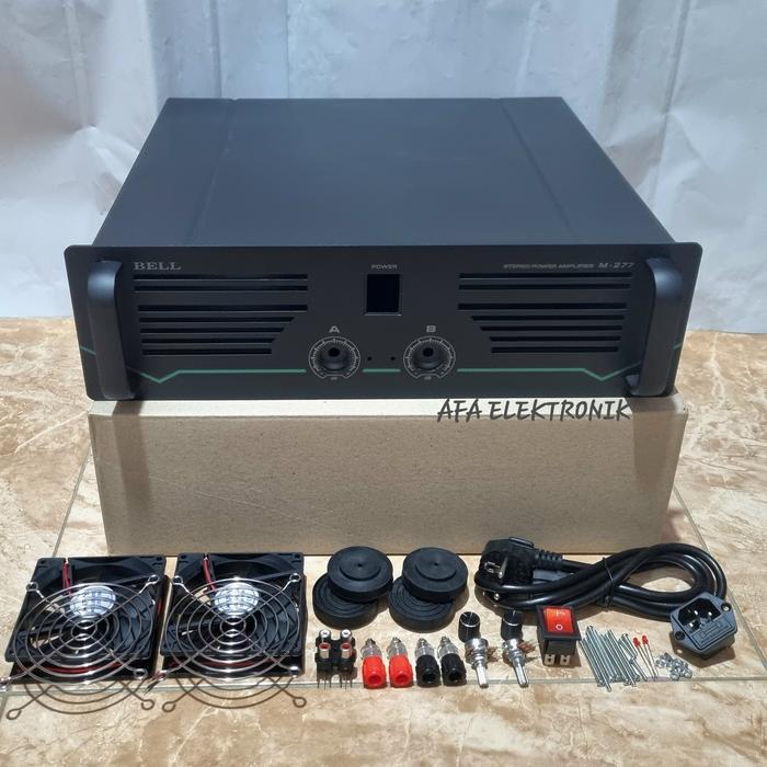 Box Power Amplifier BELL M277 Full Accesories Siap Rakit Original