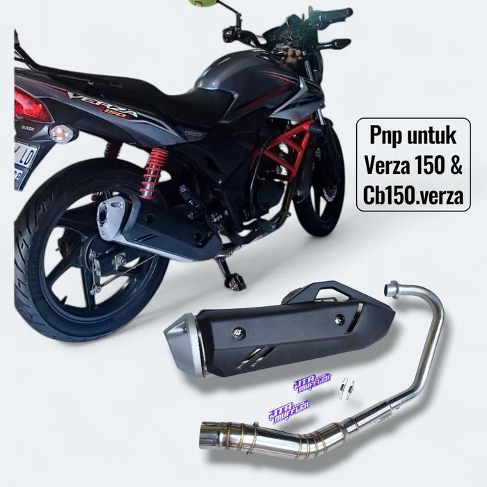 KNALPOT STANDAR RACING VERZA 150 CB150 VERZA SILINCER MODEL STANDAR PCX160 MOTOR