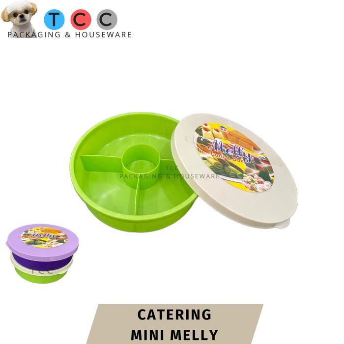 Kotak Bekal Anak 4 Sekat Plastik Catering Mini Melly Tempat Makanan
