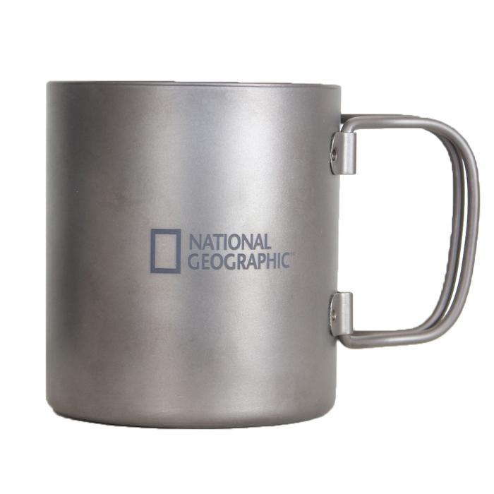 National Geographic Titanium Mug Gelas Outdoor Kitchenware Original