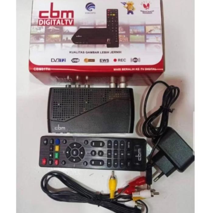 adaptor set top box cbm 81 spare part stb cbm remote stb cbm receiver tv digital DVBT2 adapter stb