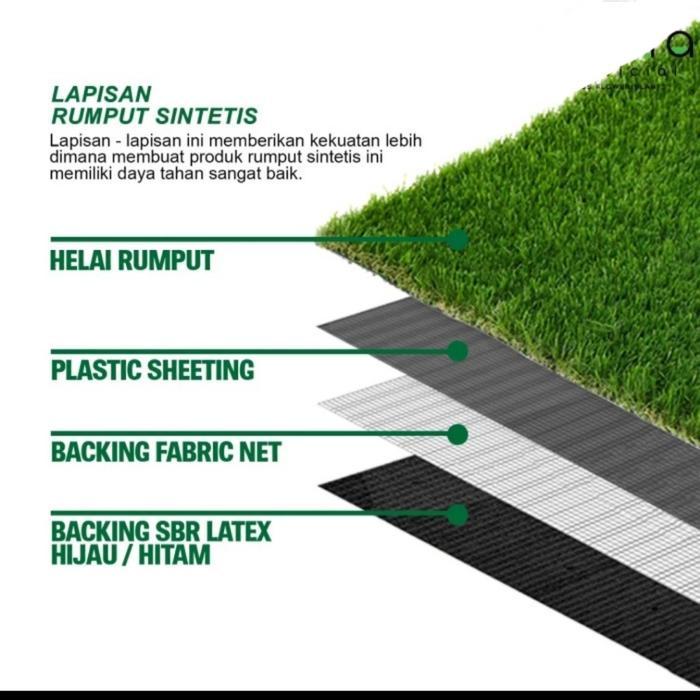 GROSIR RUMPUT SINTETIS PALING MURAH UKURAN KECIL TEBAL 3 CM ukuran 1Meter X 1Meter rumput sintetis